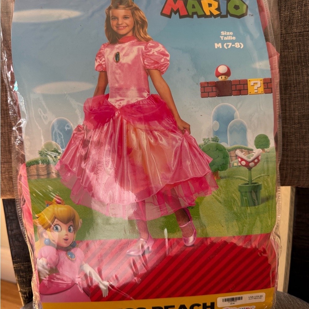 Spirit Kids Princess peach Costume - Pink